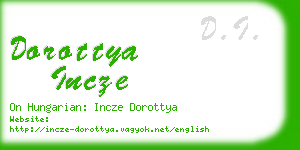 dorottya incze business card